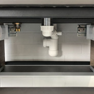 Тумба подвесная с раковиной Comforty Лиссабон 95 см L, дуб тёмный фото 6