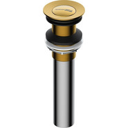 Донный клапан WasserKraft A252, золото матовое фото 