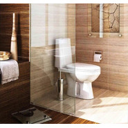 Унитаз-компакт Оскольская керамика Лея Люкс (косой выпуск) с крышкой дюропласт 41301130311 фото 3