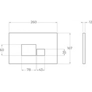 Кнопка смыва BelBagno BB072BL, белый глянцевый фото 2
