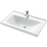 Тумба подвесная с раковиной Mirsant Soho Quadro 80/2 см c доводчиком фото 2