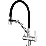 Смеситель для кухни Gappo G4398-80, черный/хром фото 