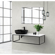 Столешница с консолью BelBagno 120 см EK-120-ST+EK-120-AS-BL-L фото 5