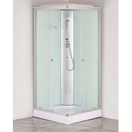 Душевая кабина Loranto CS-6491F(CS-8072) 90х90 см, хром/матовое фото 2