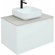 Тумба подвесная со столешницей Aquanet Nova Lite 75 см 242275 (1 ящик) белый, Цвет фасада: белый фото 3