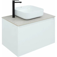 Тумба подвесная со столешницей Aquanet Nova Lite 75 см 242275 (1 ящик) белый, Цвет фасада: белый фото 6