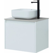 Тумба подвесная со столешницей Aquanet Nova Lite 60 см 242574 (1 ящик) белый, Цвет фасада: белый фото 5