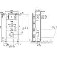Инсталляция для унитаза Oli Expert Plus Sanitarblock (пневматическая) 721705 фото 4
