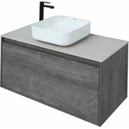 Тумба подвесная со столешницей Aquanet Nova Lite 100 см 242579 (1 ящик) дуб рошелье, Цвет фасада: дуб рошелье фото 6