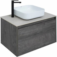 Тумба подвесная со столешницей Aquanet Nova Lite 75 см 242274 (1 ящик) дуб рошелье, Цвет фасада: дуб рошелье фото 3