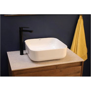 Тумба подвесная со столешницей Aquanet Nova Lite 75 см 249514 (1 ящик) дуб рустикальный, Цвет фасада: тёмное дерево фото 6