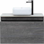 Тумба подвесная со столешницей Aquanet Nova Lite 90 см 242269 (1 ящик) дуб рошелье, Цвет фасада: дуб рошелье фото 4