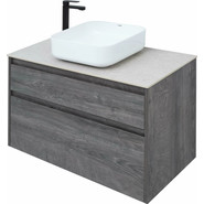 Тумба подвесная со столешницей Aquanet Nova Lite 90 см 242267 (2 ящика) дуб рошелье, Цвет фасада: дуб рошелье фото 5