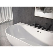 Смеситель для ванны Ravak Flat - FL 026.20 X070176, чёрный матовый фото 2