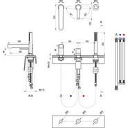 Смеситель для ванны Ravak Puri X070186, чёрный матовый фото 4