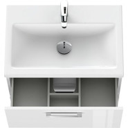 Тумба подвесная/напольная с раковиной Cersanit Melar 70 см 64129, белый фото 2