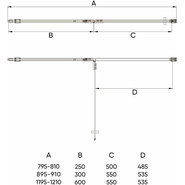 Душевая дверь Veconi Vianno 90 см VN73B-90-01-C4, чёрный/прозрачное фото 3