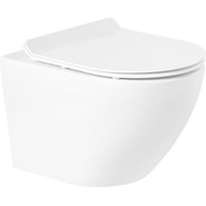 Инсталляция с подвесным безободковым унитазом BelBagno Sfera-R BB046CHR/BB2111SC/BB002-80/BB014-SR-BIANCO (кнопка смыва Sfera, белый) фото 4