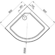 Поддон акриловый Тритон ПД2 90x90 см (каркас и панель в комплекте) фото 6