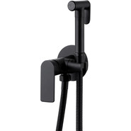 Набор для гигиенического душа Abber Weiss Insel AF8025B, черный матовый фото 