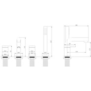 Смеситель для ванны Abber Emotion AF8813B, черный матовый, Цвет производителя: чёрный матовый фото 3