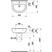 Полупьедестал Laufen Pro 8.1995.1.000.000.1 фото 3