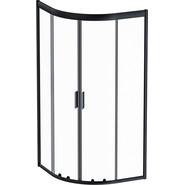 Душевое ограждение Am.Pm Gem 90x90 см W90G-401-090BT, черный/прозрачное фото 