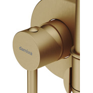 Набор для гигиенического душа Damixa Option 214000000, бронза фото 6