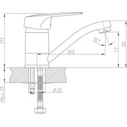 Смеситель для раковины Haiba HB4503 фото 2