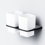 Двойной стакан для зубных щеток AM.PM Inspire 2.0 A50A343422, цвет чёрный фото 4