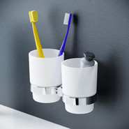 Двойной стакан для зубных щеток AM.PM Sense A74343400 фото 2