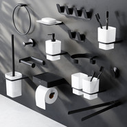 Стакан для зубных щеток AM.PM Inspire 2.0 A50A34322, цвет чёрный фото 3