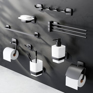 Стакан для зубных щеток AM.PM Gem A9034322, цвет чёрный фото 3