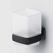 Стакан для зубных щеток AM.PM Gem A9034322, цвет чёрный фото 4