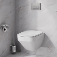 Унитаз подвесной Am.Pm Inspire V2.0 FlashClean C50A1700SC с сиденьем микролифт, Цвет производителя: белый фото 5