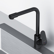 Смеситель для кухни Am.Pm Like F8005722, черный матовый, Цвет производителя: чёрный матовый фото 5