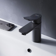 Смеситель для раковины Am.Pm X-Joy F85A02122, черный, Цвет производителя: чёрный фото 2