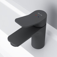 Смеситель для раковины Am.Pm X-Joy F85A02122, черный, Цвет производителя: чёрный фото 5