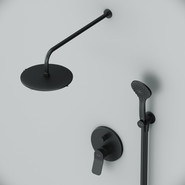 Душевая система для душа Am.Pm X-Joy FB85A1RH02, черный, Цвет производителя: чёрный фото 4