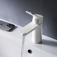 Смеситель для раковины Am.Pm X-Joy F85A02133, Цвет производителя: белый фото 3