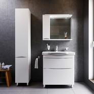 Пенал напольный Am.Pm Like 35 см L M80CSL0356WG, белый глянцевый фото 2