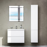 Тумба подвесная с раковиной Am.Pm Gem 75 см M90FHX07522WG, белый глянец, Цвет фасада: белый глянцевый фото 6