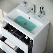 Тумба напольная с раковиной Am.Pm Gem S 60 см M91FSX0602WG, белый глянцевый, Цвет фасада: белый фото 5