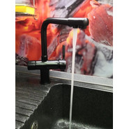 Смеситель для кухни Haiba HB70088-7, чёрный матовый фото 2