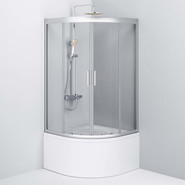 Душевое ограждение Am.Pm Gem Deep 90х90 см W90G-401A090WT, хром/прозрачное фото 5