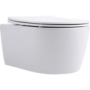 Унитаз подвесной безободковый Aquatek Европа AQ1106-00 с крышкой микролифт фото 