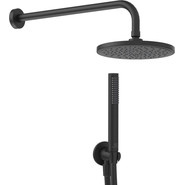 Комплект верхнего и ручного душа Ideal Standard Ideal Rain Silk Black, черный матовый (BD389XG) фото 