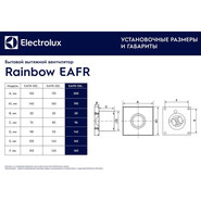 Вентилятор вытяжной Electrolux Rainbow EAFR-150 white фото 6