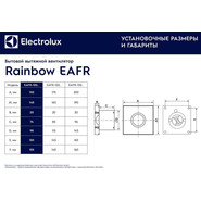 Вентилятор вытяжной Electrolux Rainbow EAFR-100 silver фото 6