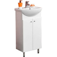 Тумба напольная с раковиной Акватон Мира 45 см 1A1044K1MR010, белый фото 5